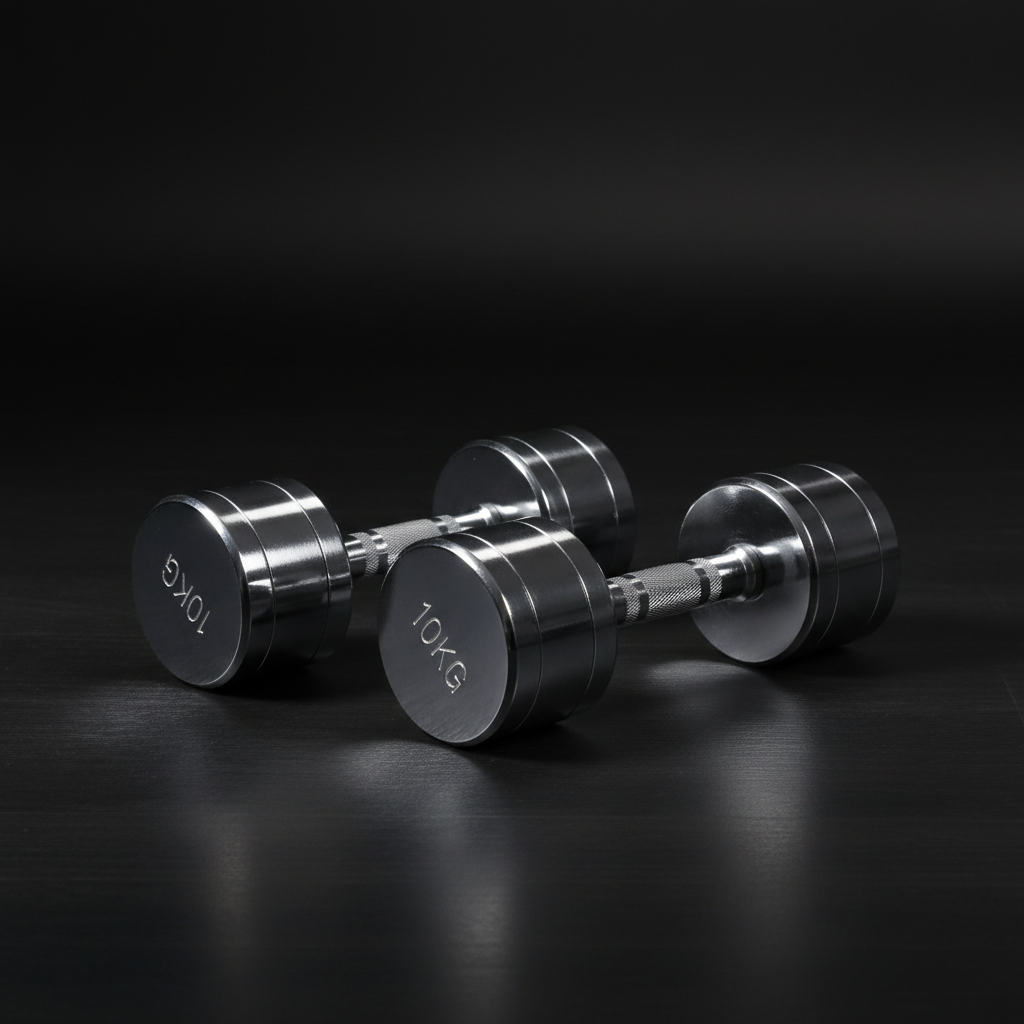 Pure Steel 10kg Dumbbell